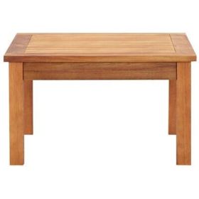 Patio Coffee Table 23.6"x23.6"x14.2" Solid Acacia Patio Coffee Table 23.6"x23.6"x14.2" Solid Acacia Wood