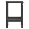Patio Table Anthracite 15"x15"x18.1"