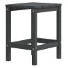 Patio Table Anthracite 15"x15"x18.1"