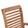 Dining Chairs 6 pcs with Bright Green Cushions Solid Teak Wood