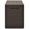 Patio Storage Box Brown 45.7"x17.3"x21.7"
