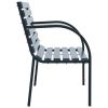Patio Bench 47.2" Gray Wood