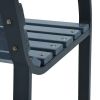Patio Bench 47.2" Gray Wood