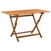 Folding Patio Table 47.2"x27.6"x29.5" Solid Eucalyptus Wood