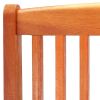 7 Piece Folding Patio Dining Set Solid Eucalyptus Wood