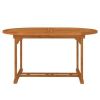 Patio Table 78.7"x39.4"x29.5" Solid Wood Eucalyptus