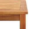 Patio Coffee Table 23.6"x23.6"x14.2" Solid Acacia Patio Coffee Table 23.6"x23.6"x14.2" Solid Acacia Wood