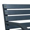 Patio Bench 47.2" Gray Wood