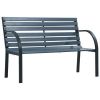 Patio Bench 47.2" Gray Wood