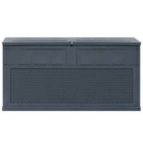 Patio Storage Box 84.5 gal (Color: Anthracite)