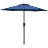 7.5ft Round Patio Umbrella - Outdoor Umbrella for Market Pool Beach