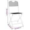 5 Piece Patio Dining Set Expanded Metal Mesh Anthracite