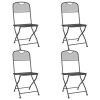 5 Piece Patio Dining Set Expanded Metal Mesh Anthracite