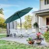 10 Foot Patio Umbrella with Solar LED Light